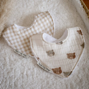 Duo de bavoirs mini TEDDY