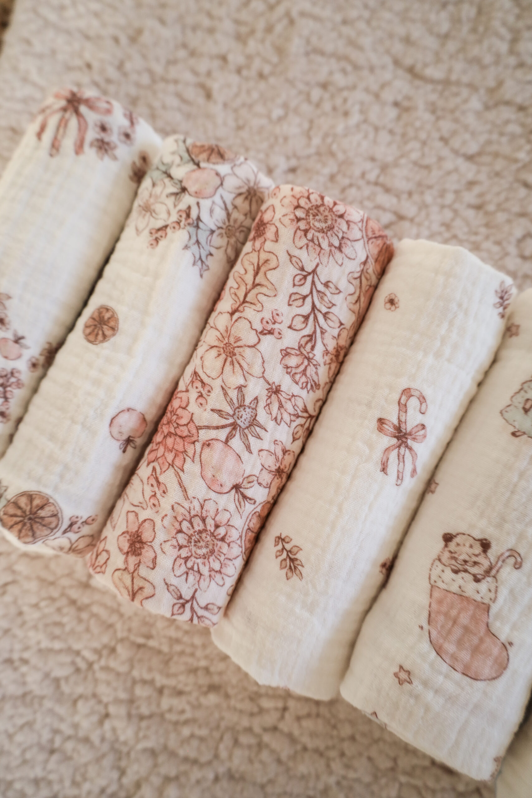 Lot de 6 langes CONTES D'HIVER – Image 2