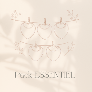 Bavoirs Mini - Pack Essentiel (lot de 5)