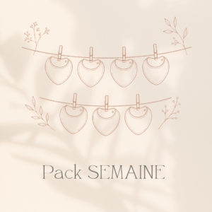 Bavoirs Mini - Pack Semaine (lot de 7)