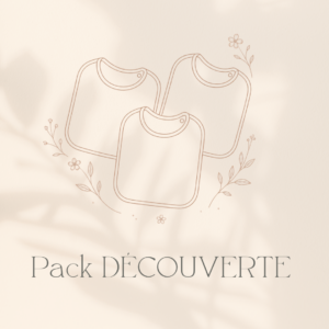 Bavoir Maxi - Pack Découverte (lot de 3)