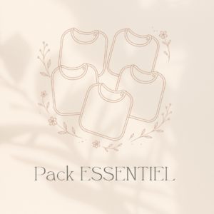 Bavoir Maxi - Pack Essentiel (lot de 5)