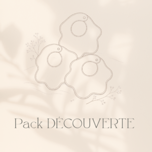 Bavoirs FLEUR - Pack Découverte (lot de 3)
