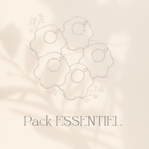 Bavoirs FLEUR - Pack Essentiel (lot de 5)