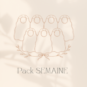 Bavoirs Kids - Pack Semaine (lot de 7)